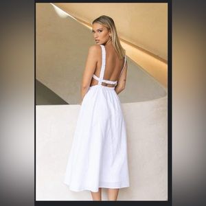 NWT petal and pup Esther dress - white SIZE 2